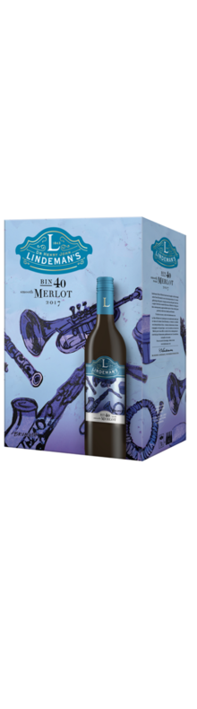 Lindemans Bin Series Bin 40 Merlot QNB 4x(1x3 L) 2017
